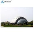 Structure en acier Cadre d&#39;espace de conception en métal Placylight Dome Roofing Sheld avec verre